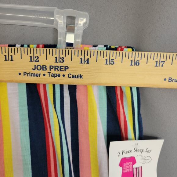 NEW Bobbie Brooks Pj Set Womens S Love Graphic Sleepwear Tee Lounge - Picture 10 of 15